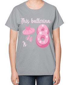 Th birthday ballet dancer ballerina 46# - ballet-  Ladies T-Shirt
