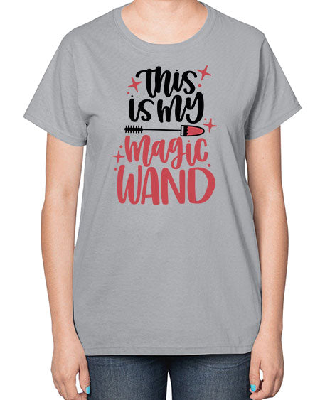 This Is My Magic Wand Style 12# -makeup  Ladies T-Shirt