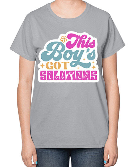 This boys got solutions 19# - general science-  Ladies T-Shirt