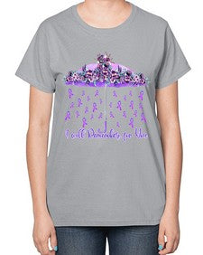 Umbrella Remember AlzheimerS Awareness 218# - alzheimers-  Ladies T-Shirt