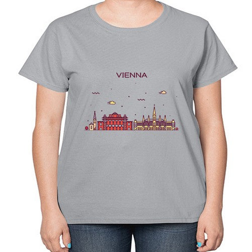 Vienna 2076# - cities-  Ladies T-Shirt