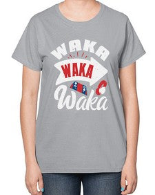Waka Waka Waka 50# - video games-  Ladies T-Shirt