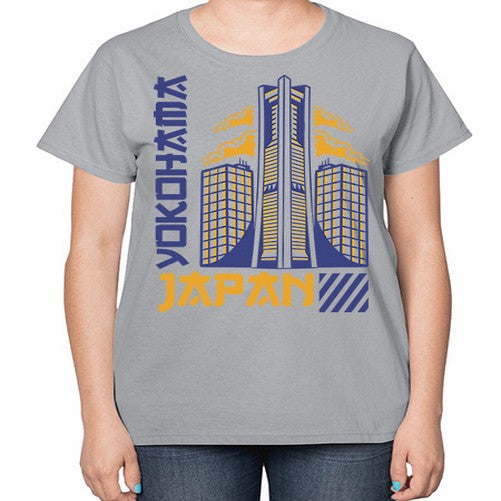 Yokohama 2157# - cities-  Ladies T-Shirt