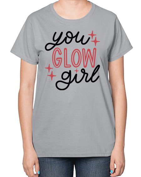 You Glow Girl Style 5# -makeup  Ladies T-Shirt