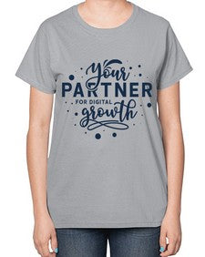Your Partner for Digital Growth 1# - internet-  Ladies T-Shirt