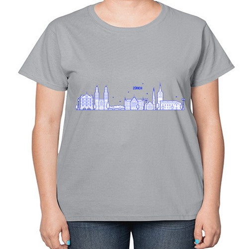 Zurich 2167# - cities-  Ladies T-Shirt