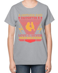 a mother and daughters love is never separated 26# - parents day-  Ladies T-Shirt