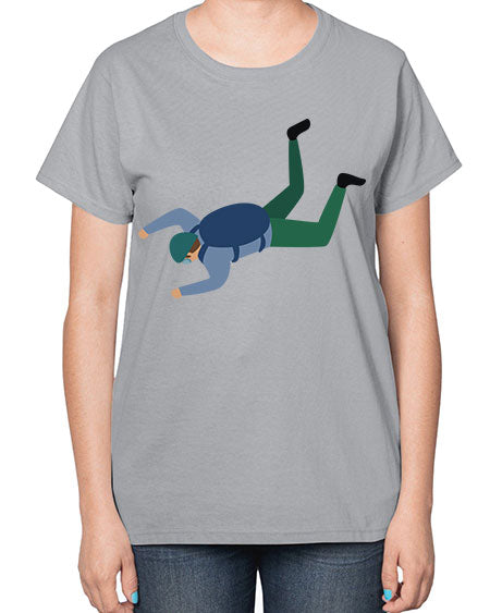 all in one 01# - parachute-  Ladies T-Shirt