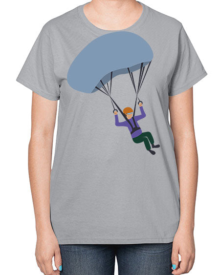 all in one 06# - parachute-  Ladies T-Shirt
