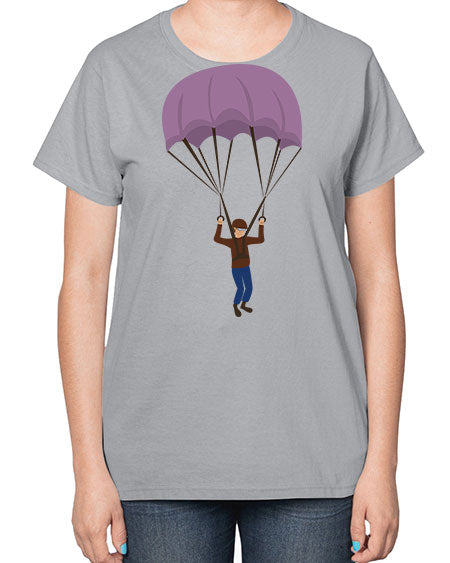 all in one 10# - parachute-  Ladies T-Shirt