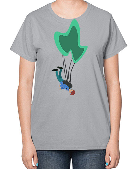 all in one 12# - parachute-  Ladies T-Shirt