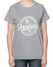 aquarius 77# - aquarius-  Ladies T-Shirt
