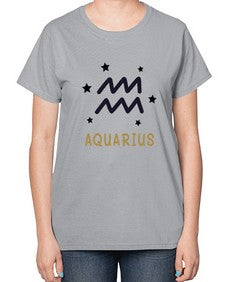 aquarius 83# - aquarius-  Ladies T-Shirt