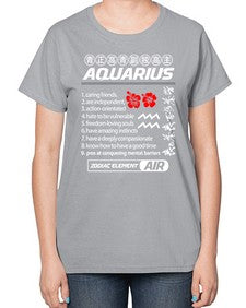 aquarius 85# - aquarius-  Ladies T-Shirt