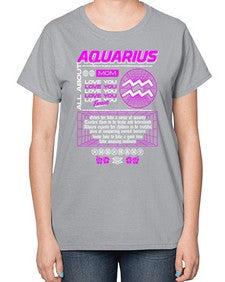 aquarius 86# - aquarius-  Ladies T-Shirt