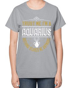 aquarius 87# - aquarius-  Ladies T-Shirt