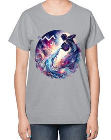 aquarius 89# - aquarius-  Ladies T-Shirt