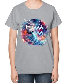 aquarius 90# - aquarius-  Ladies T-Shirt