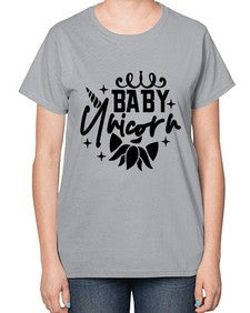 baby unicorn 14# - unicorn-  Ladies T-Shirt
