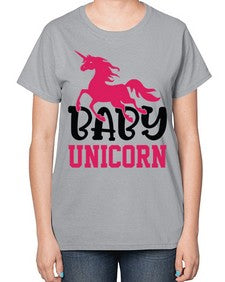 baby unicorn 16# - unicorn-  Ladies T-Shirt