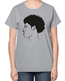beardman 58# - black boys or men-  Ladies T-Shirt