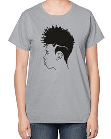 beardman 60# - black boys or men-  Ladies T-Shirt