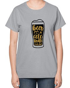 beer celebrate 643# - beer-  Ladies T-Shirt