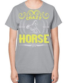 crazy horse Style 9# - horse-  Ladies T-Shirt