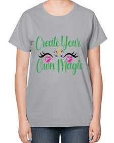 create your own magic 83# - unicorn-  Ladies T-Shirt