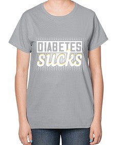 diabetes sucks Style 46# - diabetes-  Ladies T-Shirt