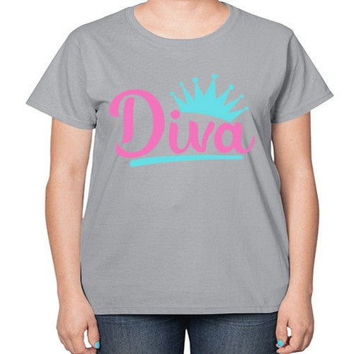 diva Style 121# - dogs-  Ladies T-Shirt