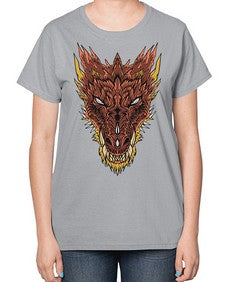 dragon 176# - dragon-  Ladies T-Shirt