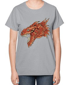 dragon 184# - dragon-  Ladies T-Shirt