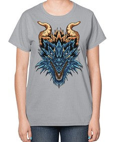 dragon 189# - dragon-  Ladies T-Shirt