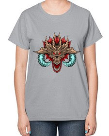 dragon 192# - dragon-  Ladies T-Shirt