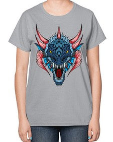 dragon 193# - dragon-  Ladies T-Shirt