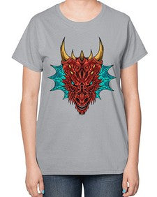 dragon 195# - dragon-  Ladies T-Shirt