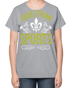 equestrian sports Style 55# - horse-  Ladies T-Shirt