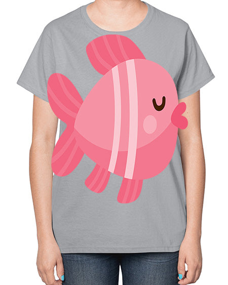 fish 53# - shark-fish-  Ladies T-Shirt