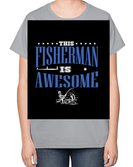 fishing png 20# - shark-fish-  Ladies T-Shirt