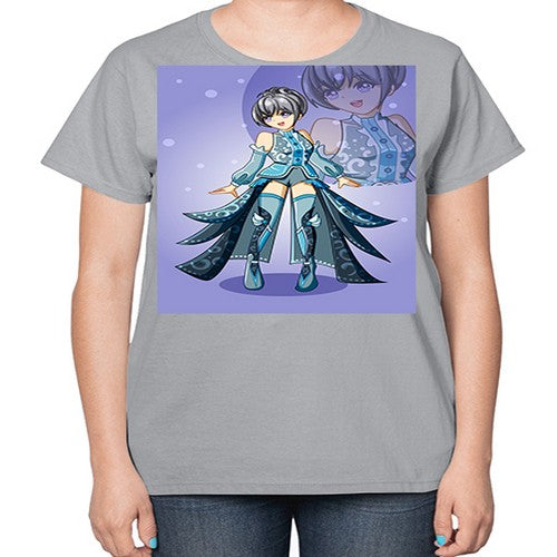 game of beautiful girl140# - anime-  Ladies T-Shirt