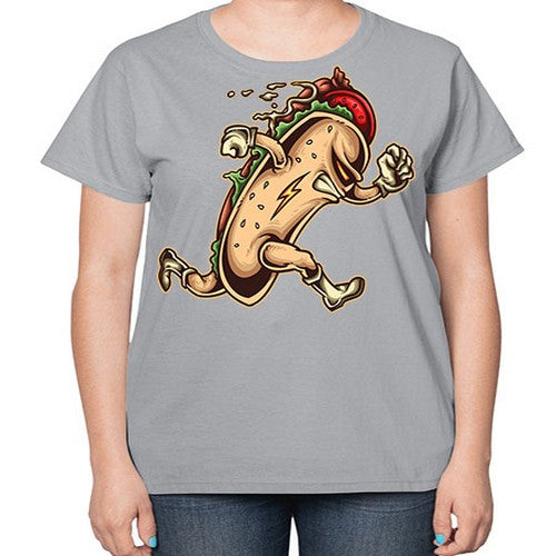 hot dog hero 159# - dogs-  Ladies T-Shirt