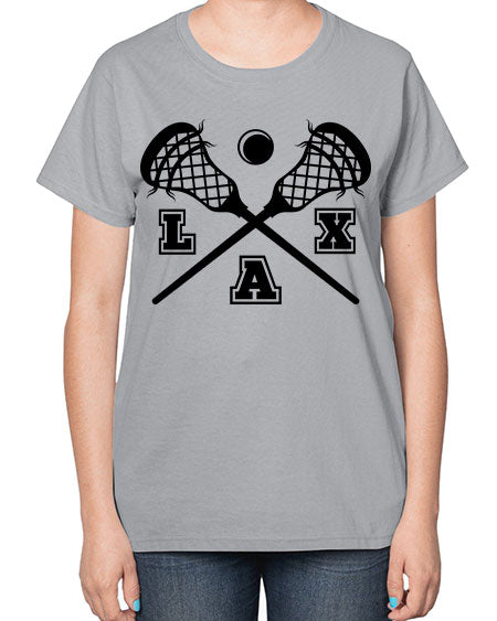 lax 12# - lacrosse-  Ladies T-Shirt