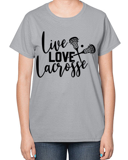 live.love 11# - lacrosse-  Ladies T-Shirt