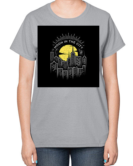 mooninthecity 2# - moon-  Ladies T-Shirt