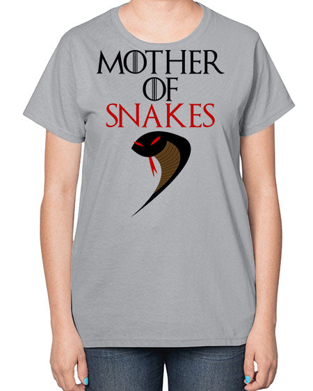 mother of snakes - snake-  Ladies T-Shirt