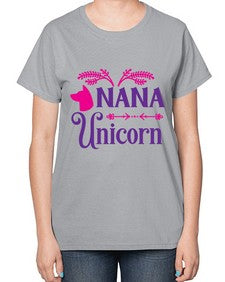 nana unicorn 331# - unicorn-  Ladies T-Shirt