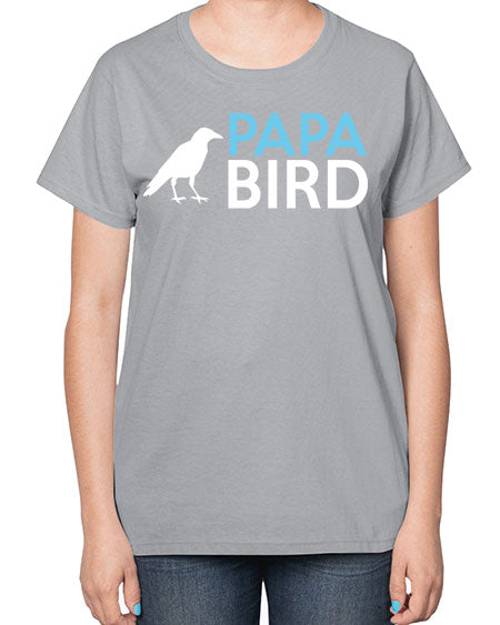 papa bird 65# - birds-  Ladies T-Shirt