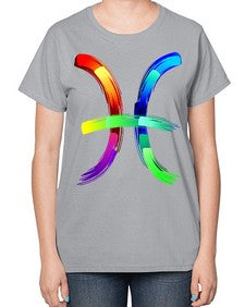 pisces 370# - pisces-  Ladies T-Shirt