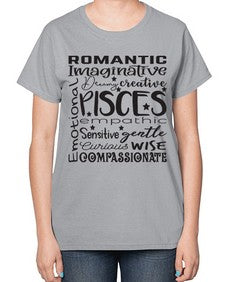 pisces 570# - pisces-  Ladies T-Shirt